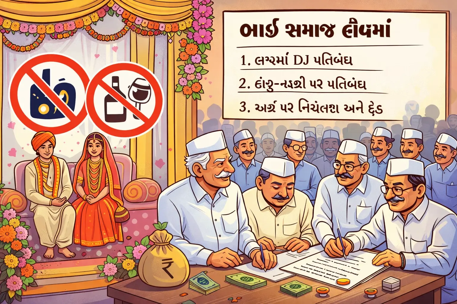 નાઈ સમાજ લગ્ન ખર્ચ નિયંત્રણ ગુજરાત