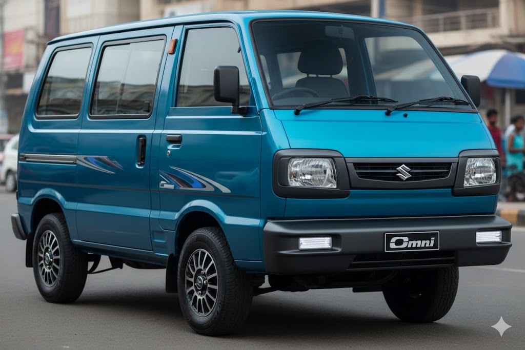 Maruti Suzuki Omni 2026 New Concept Model in blue Color